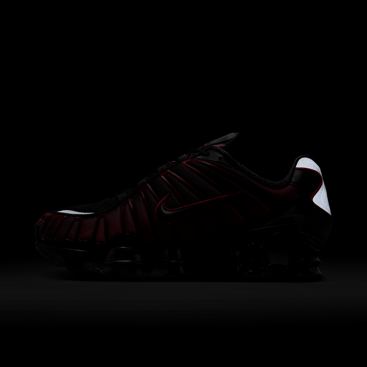 Nike Shox TL Black University Red Gradient