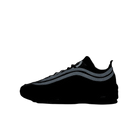 Nike Air Max 97 Black Imperial Blue (GS)