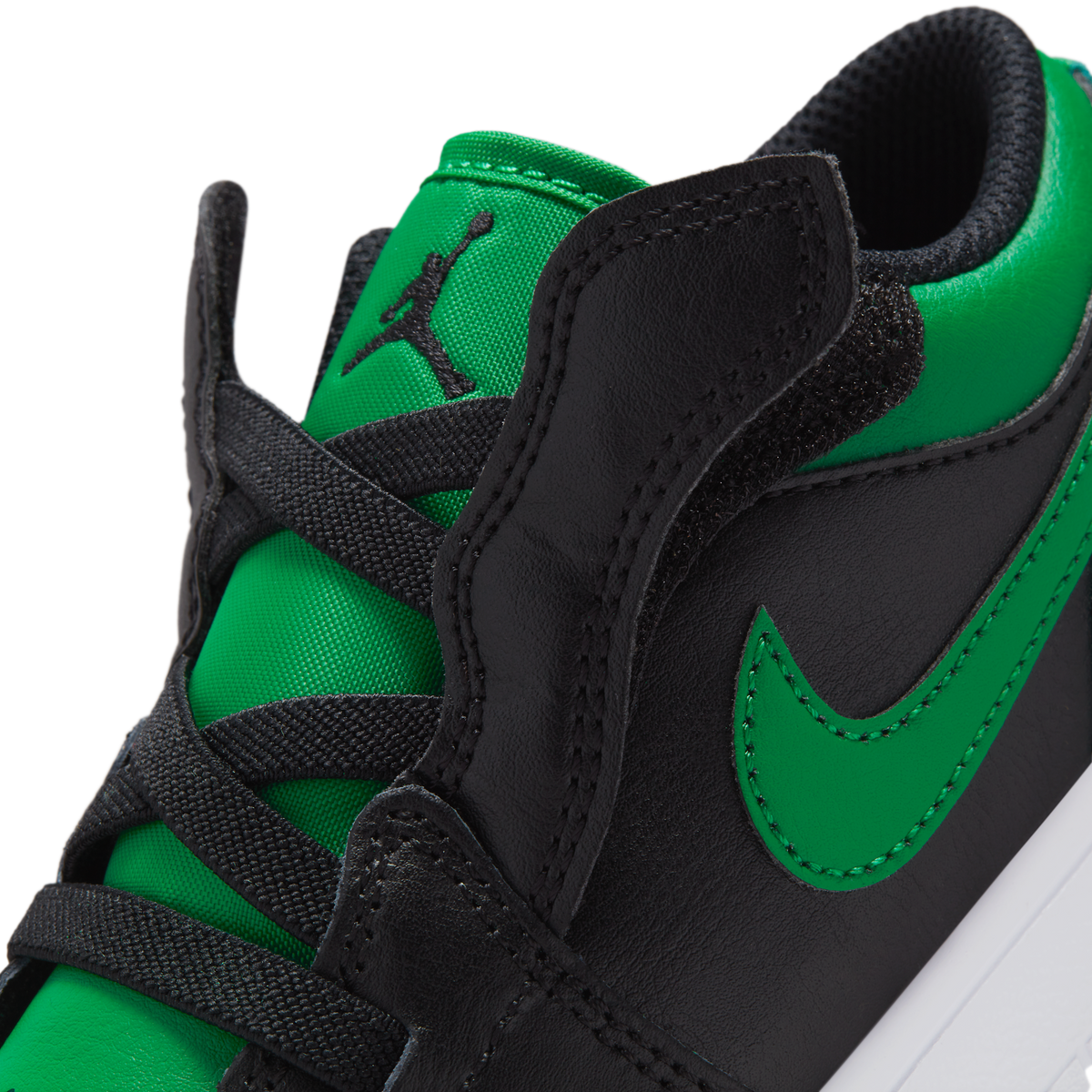 Jordan 1 Low ALT Black Lucky Green White (PS)