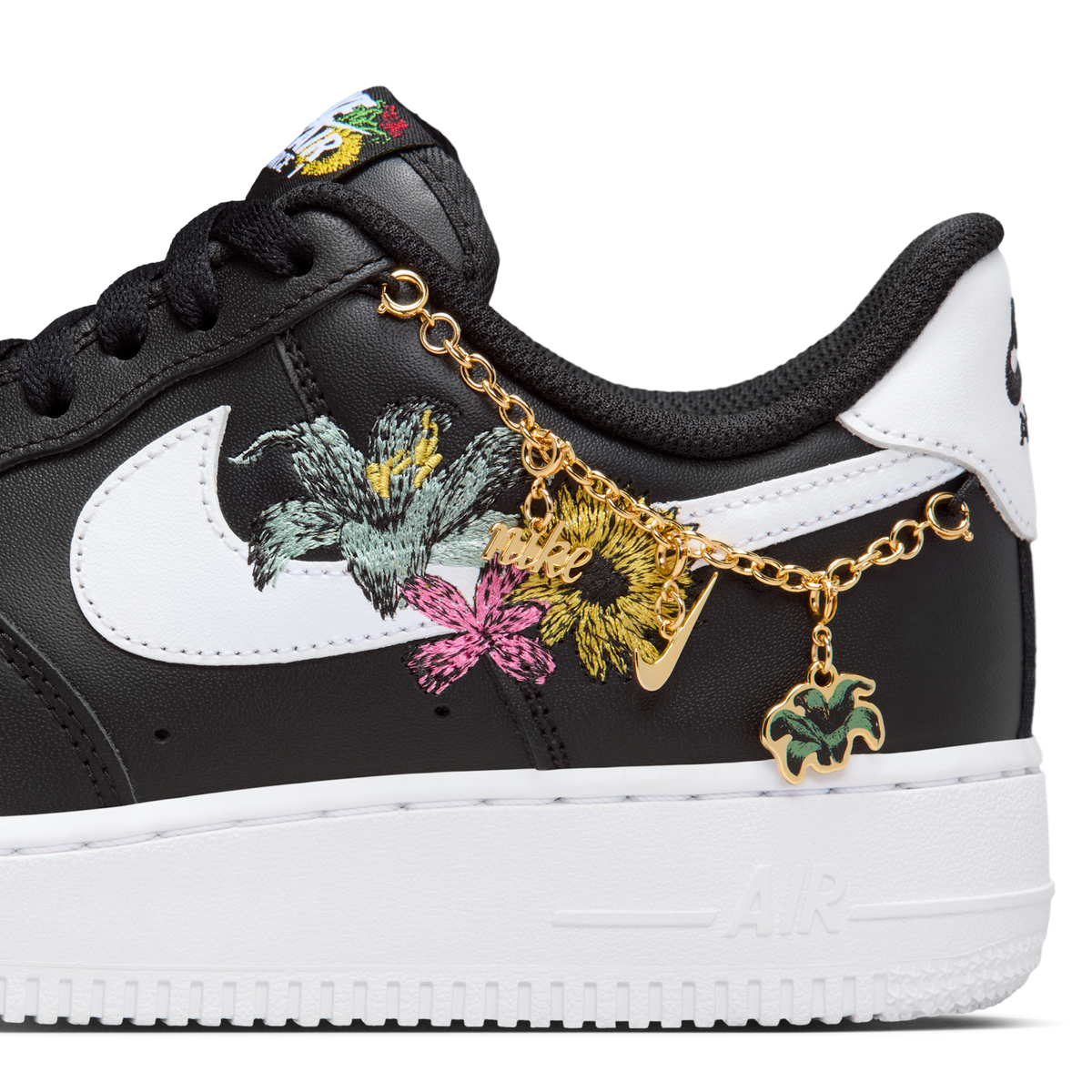 Nike Air Force 1 Low Premium Now Accepting All Flowers Black (Women's)