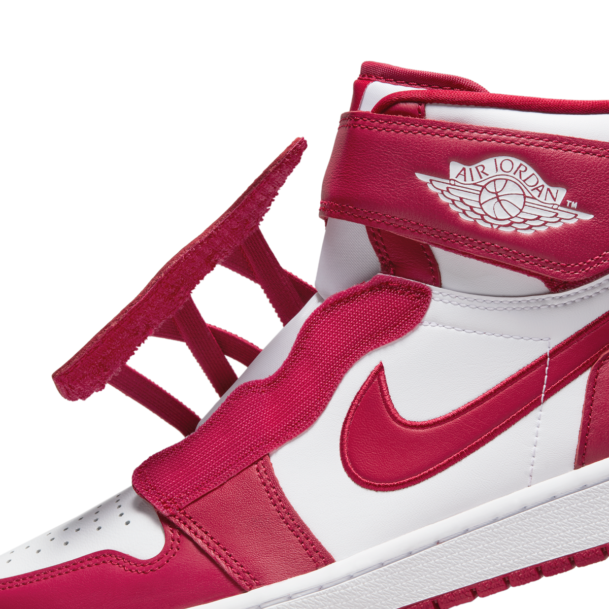 Jordan 1 High FlyEase White Cardinal Red