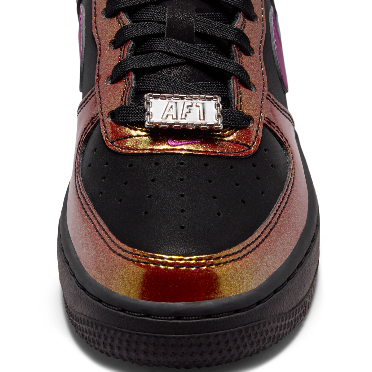 Nike Air Force 1 Low LV8 Glam Rock Black Bold Berry (GS)
