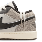 Jordan 1 Low SE Sail Deep Pewter Elephent Print