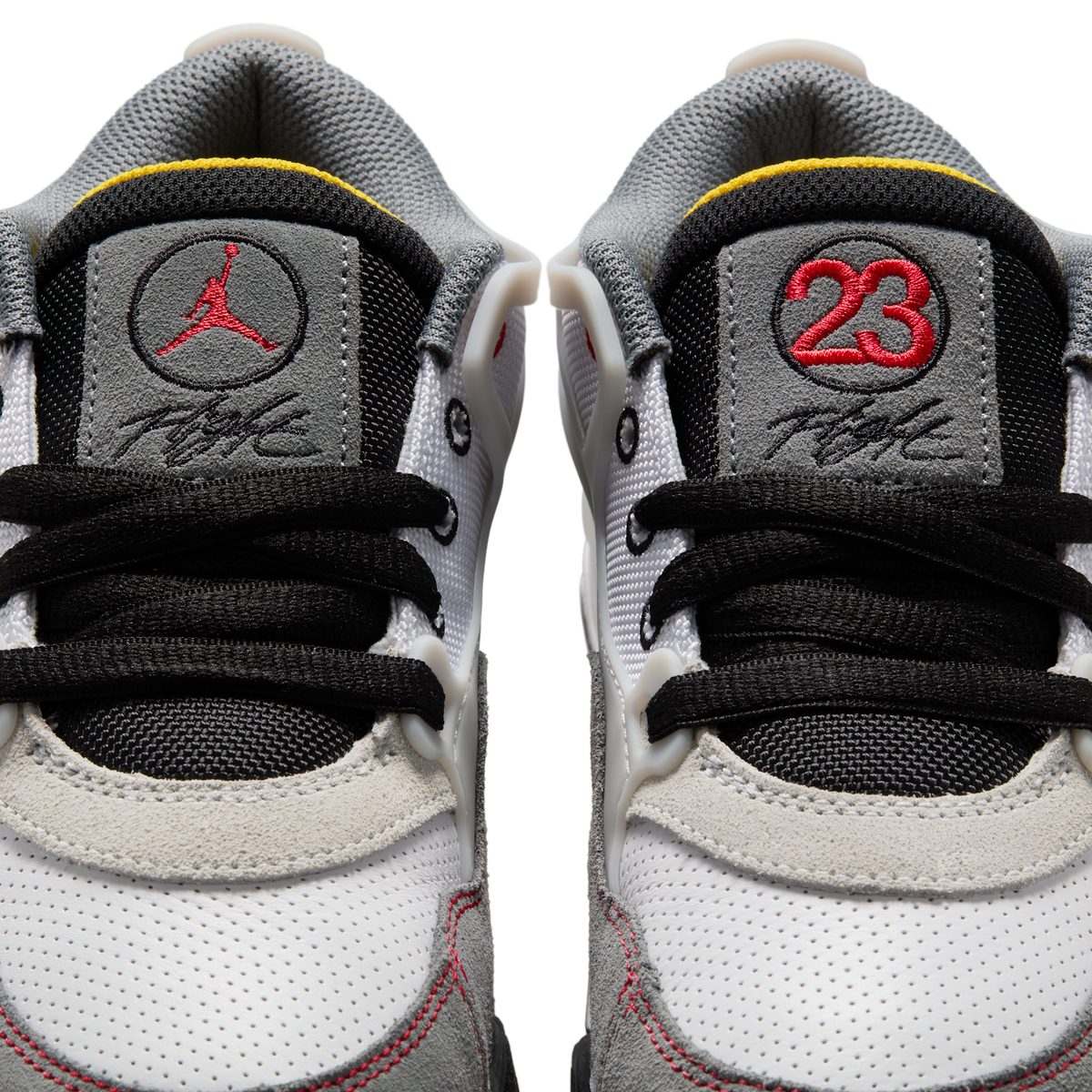 Jordan 4 RM Premium White Black Smoke Grey Fire Red (GS)
