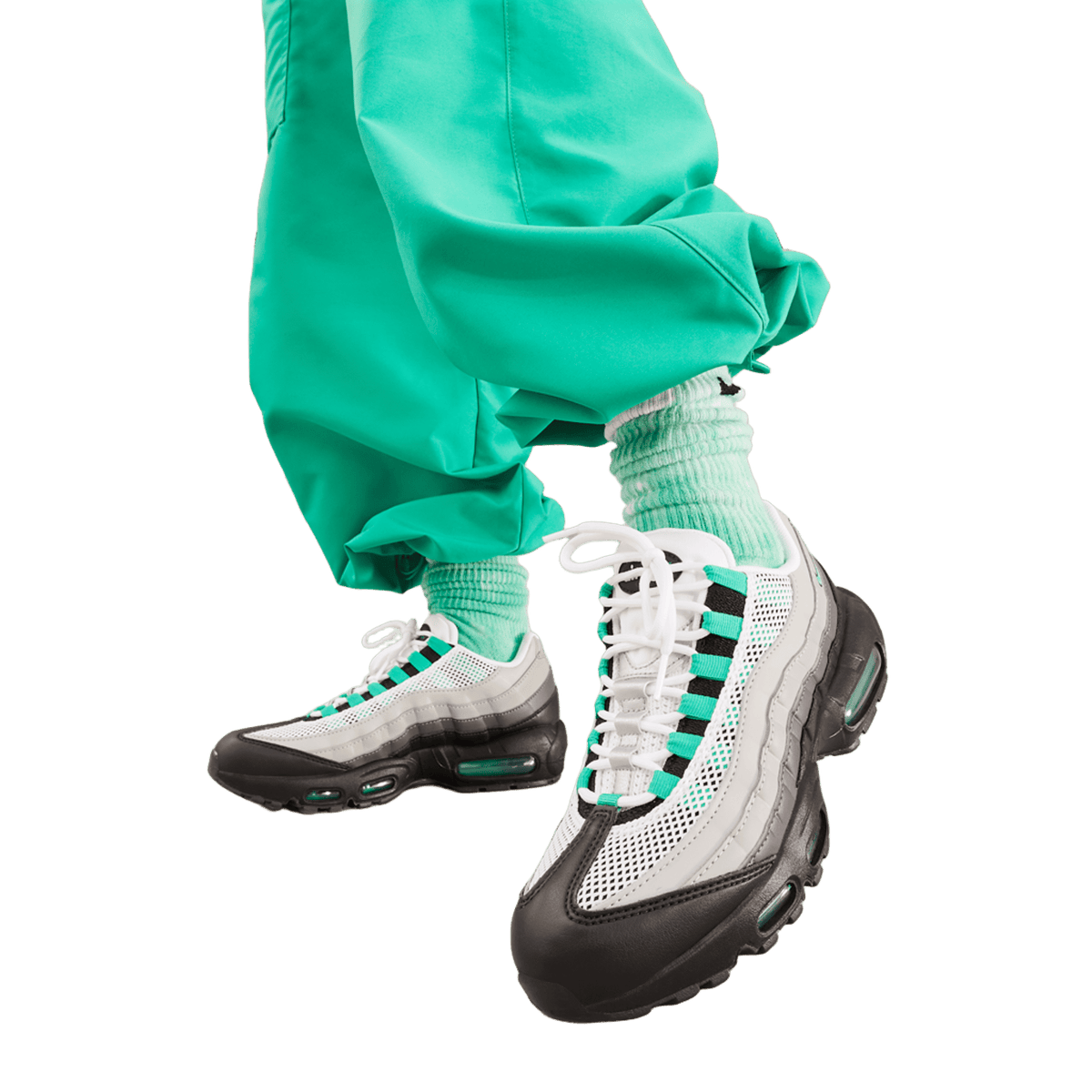 Nike Air Max 95 Black Stadium Green (Women's)