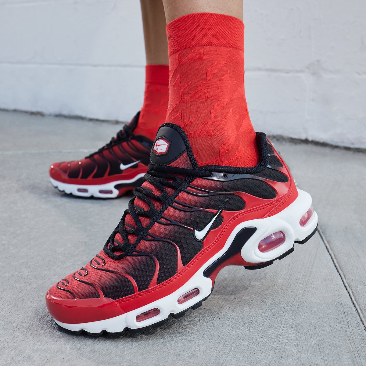 Nike Air Max Plus University Red White Black (Women's) | FV0950-600