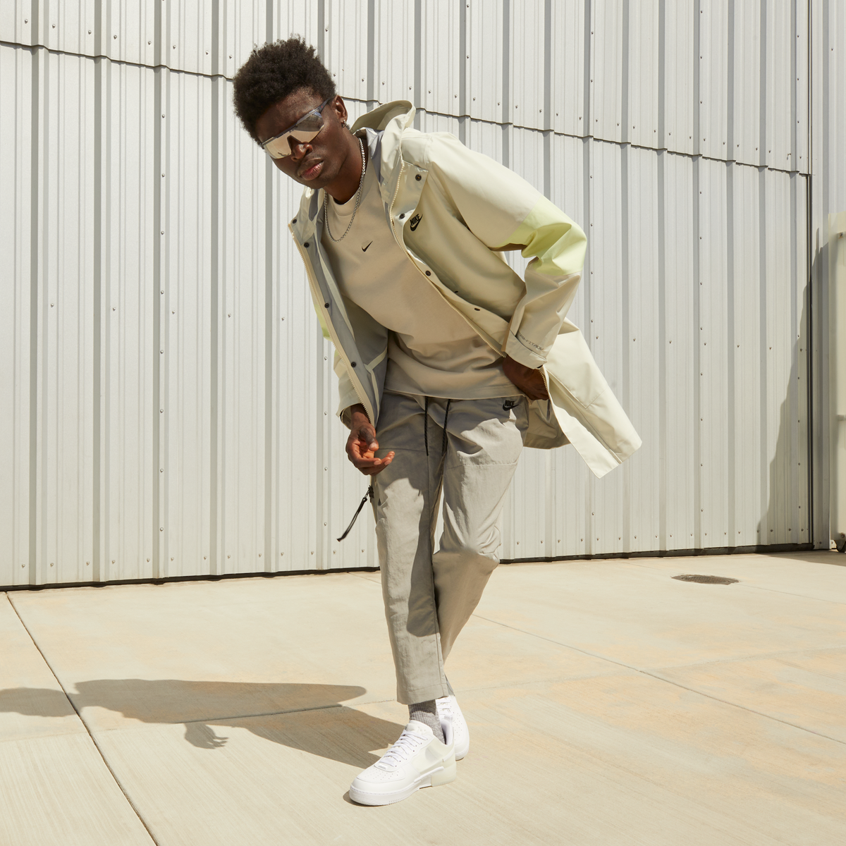 Nike Air Force 1 React Triple White