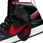 Jordan 1 High FlyEase Black Gym Red Smoke Grey