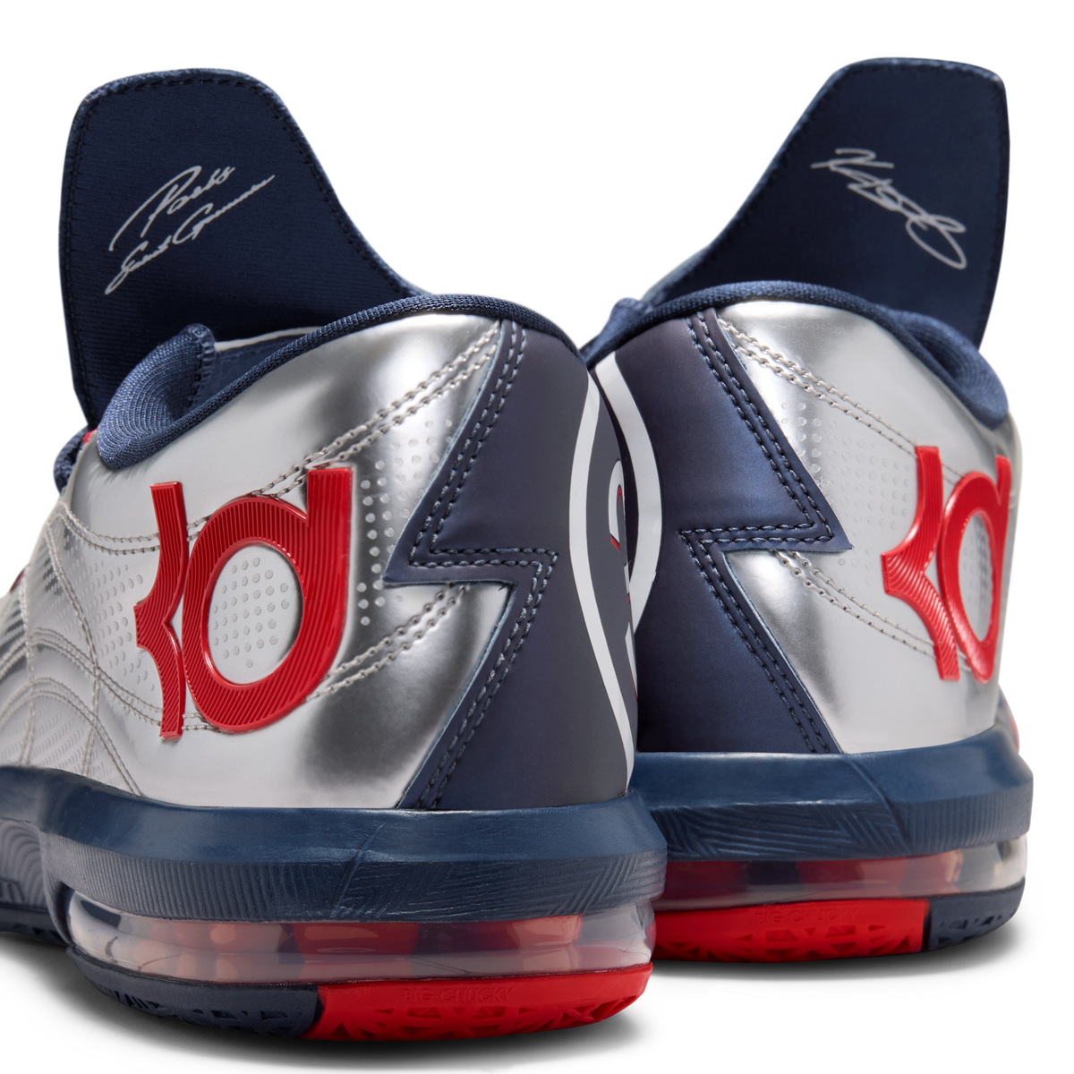 Nike KD 6 PSG Paris Saint-Germain Metallic Silver Navy