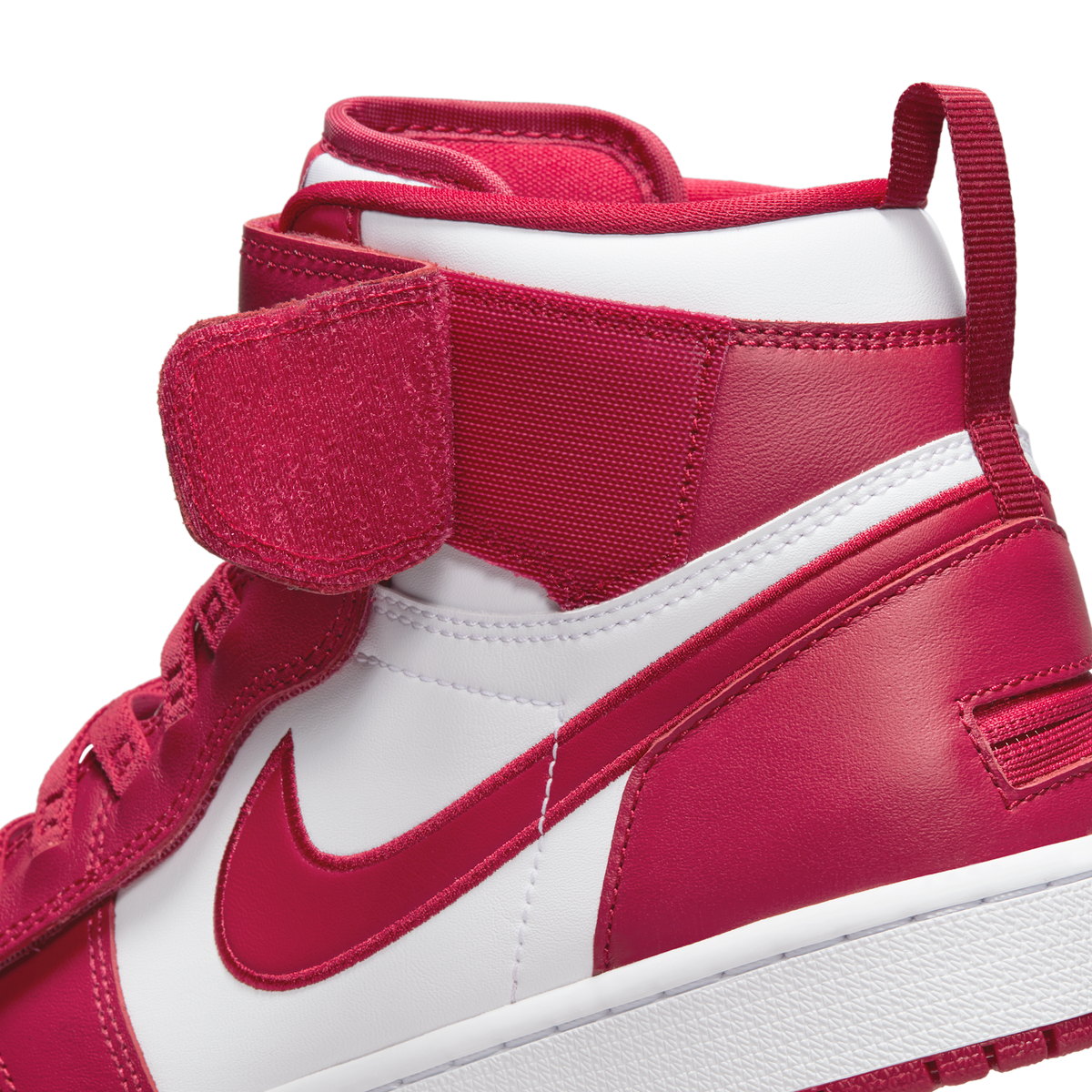 Jordan 1 High FlyEase White Cardinal Red