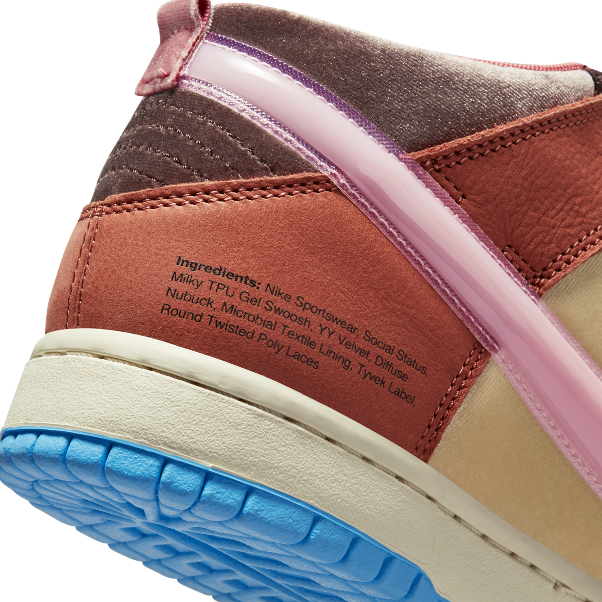 Nike Dunk Mid Social Status Free Lunch Chocolate Milk