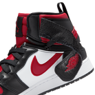 Jordan 1 High FlyEase Black White Fire Red (GS)