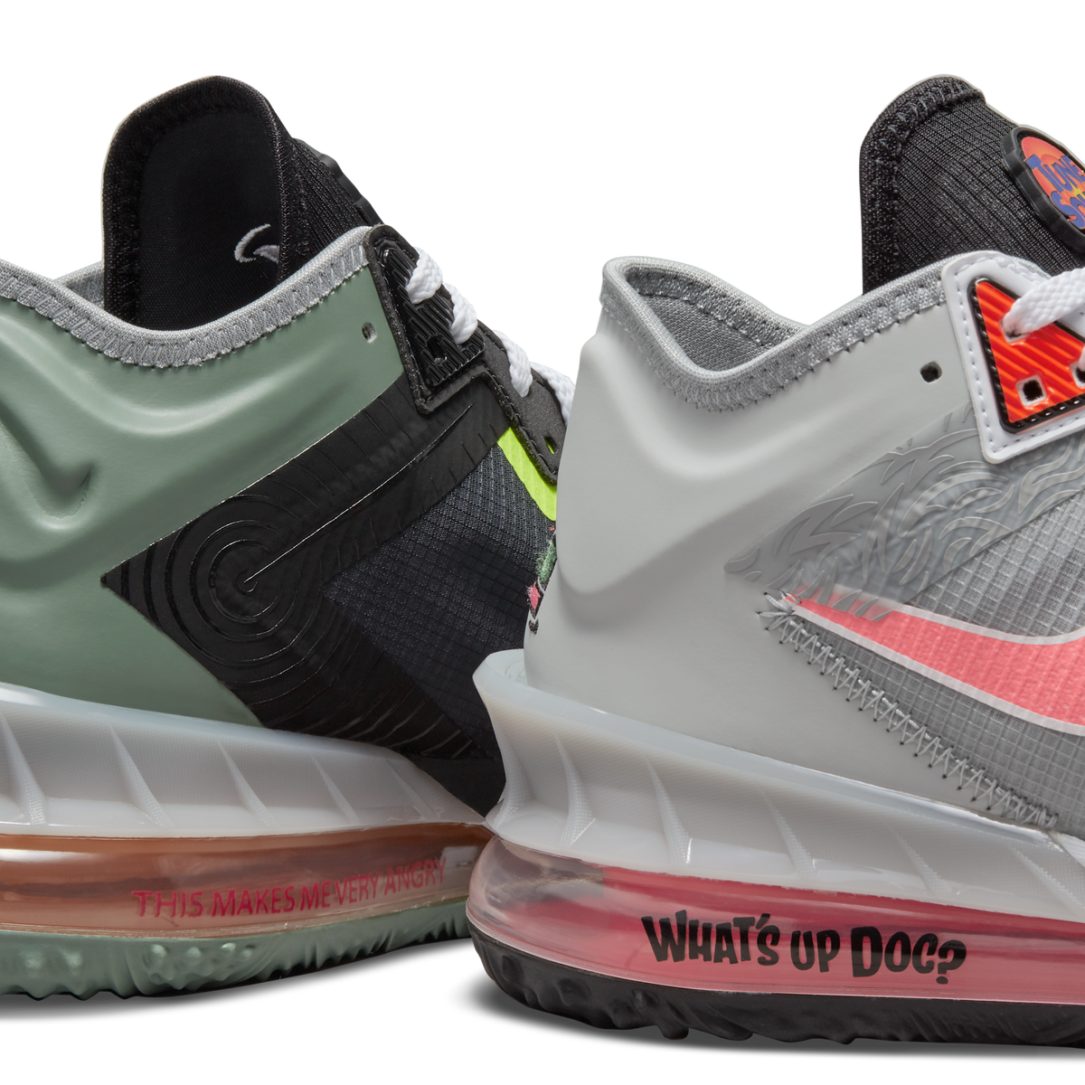 Nike LeBron 18 Low Bugs vs Marvin Space Jam