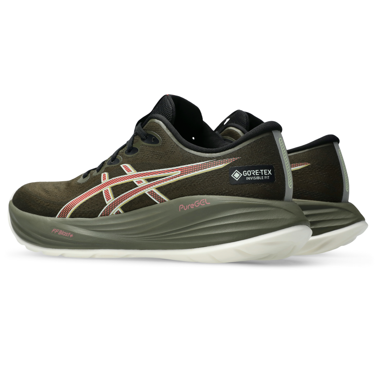 ASICS Gel-Cumulus 27 Gore-Tex Brown Stone Dark Pink Clay (Women's)