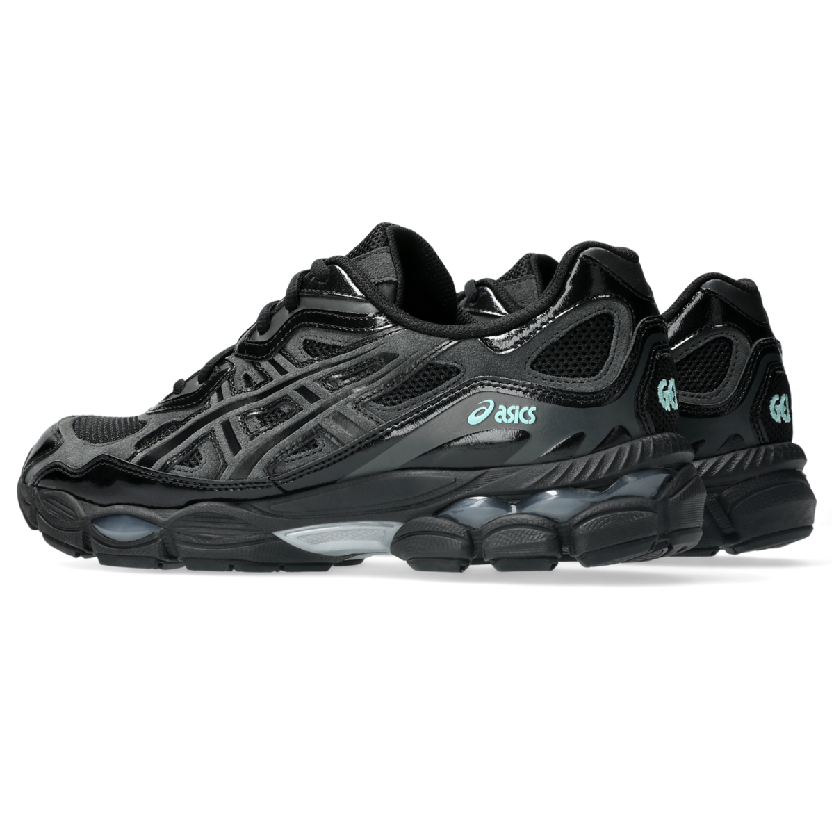ASICS Gel-NYC Black Graphite Grey Light Blue