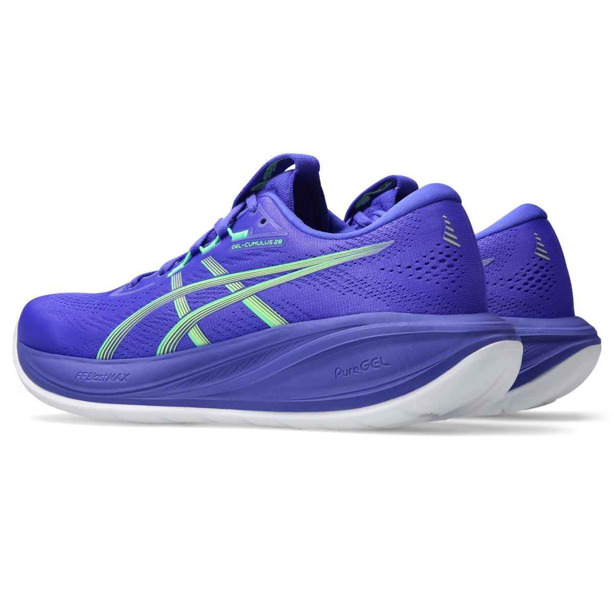 ASICS Gel-Cumulus 28 Cobalt Burst Illuminate Green