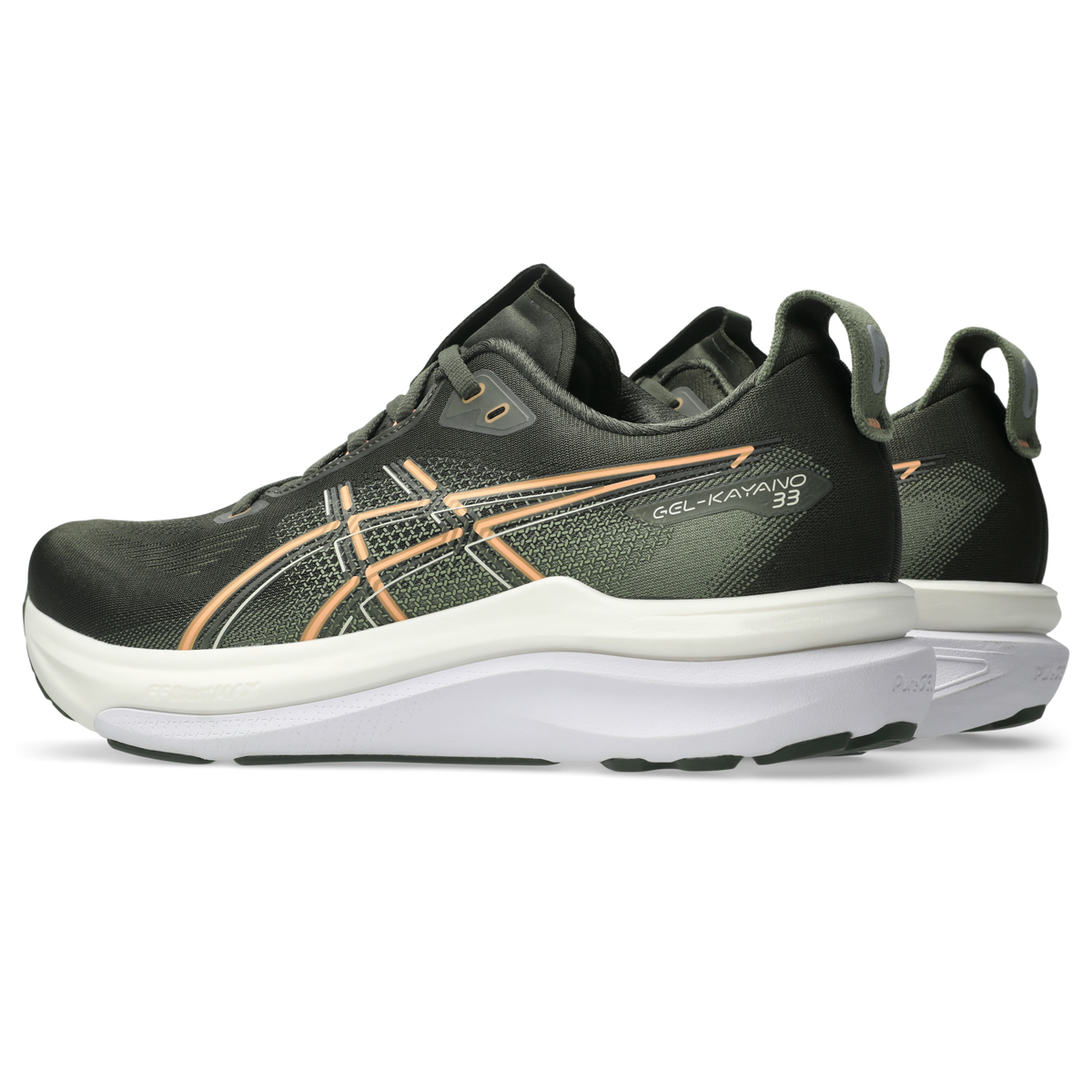ASICS Gel-Kayano 33 Vintage Khaki Bright Sunstone