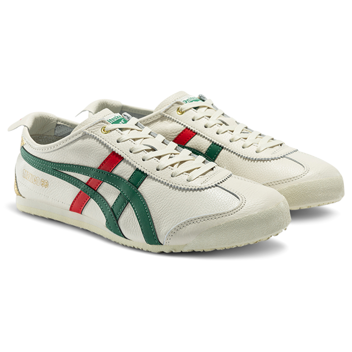 Onitsuka Tiger Mexico 66 Birch Kale Red Gold