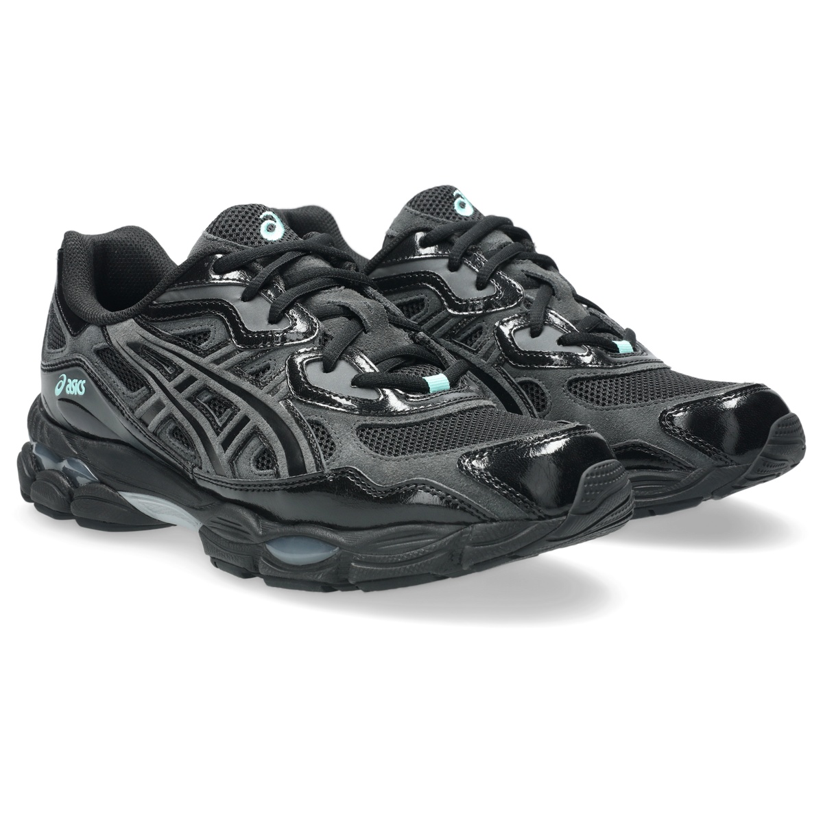 ASICS Gel-NYC Black Graphite Grey Light Blue