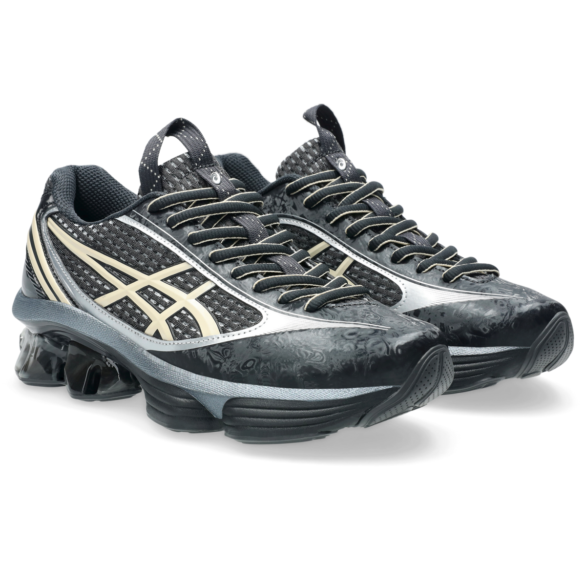 ASICS US6-S Gel-Kinetic Fluent Kiko Kostadinov Black Vanilla