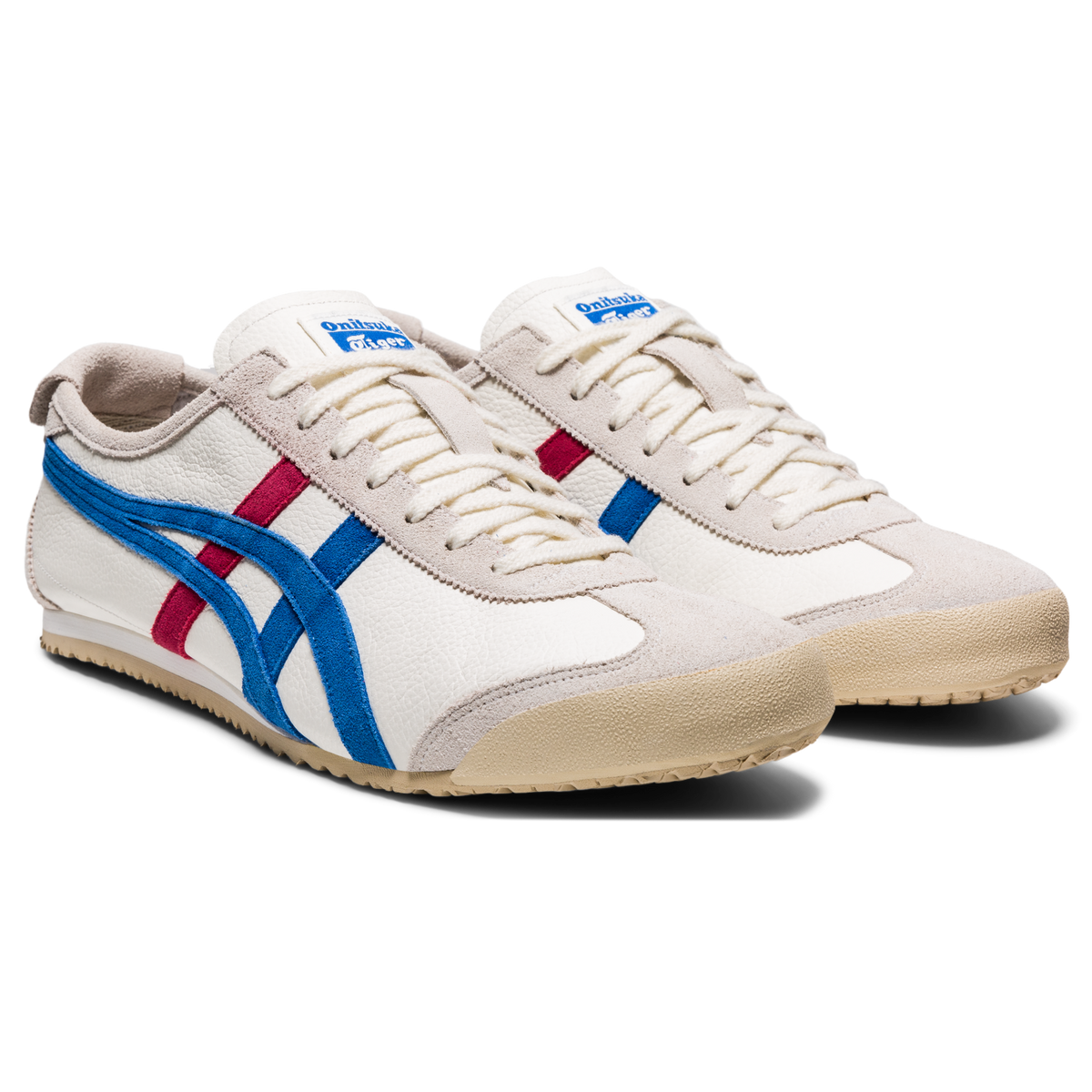 Onitsuka Tiger Mexico 66 Vintage White Directoire Blue Red | 1183B391-100
