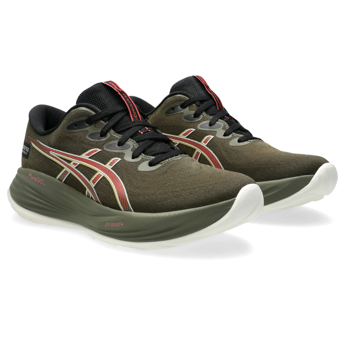 ASICS Gel-Cumulus 27 Gore-Tex Brown Stone Dark Pink Clay (Women's)