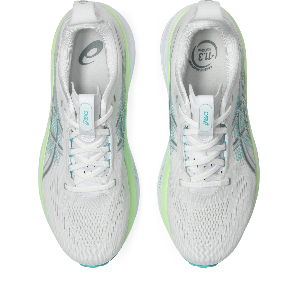 ASICS Gel-Kayano 33 White Energy Aqua