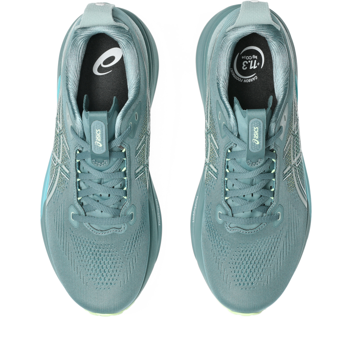 ASICS Gel-Kayano 33 Foggy Teal Illuminate Yellow