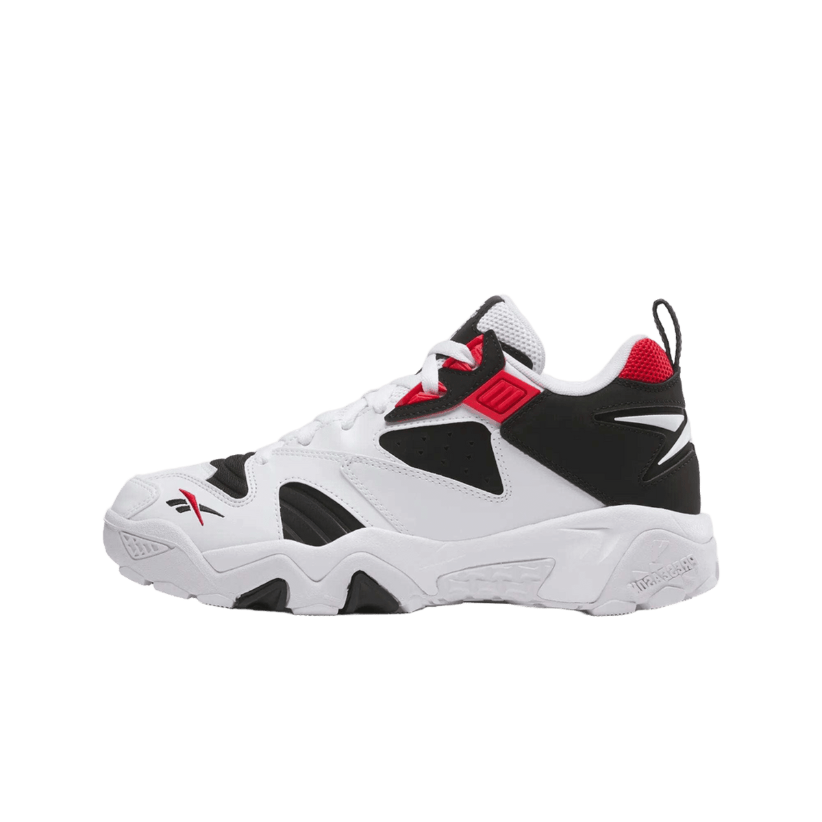 Reebok Brutus Low White Black Vector Red