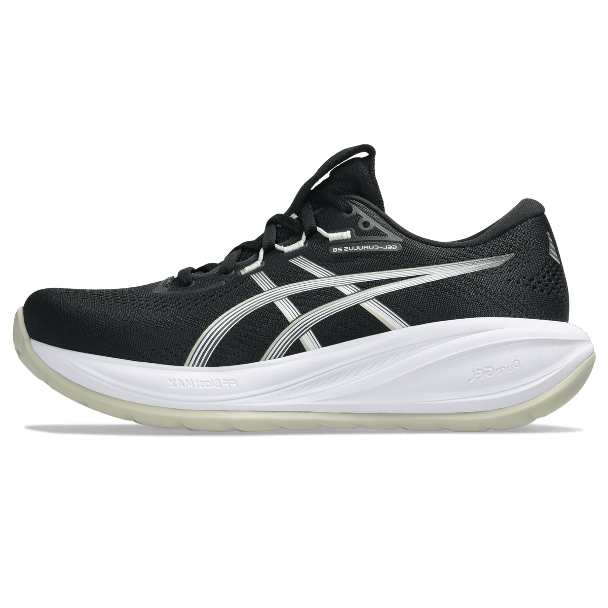 ASICS Gel-Cumulus 28 Black White (Women's)