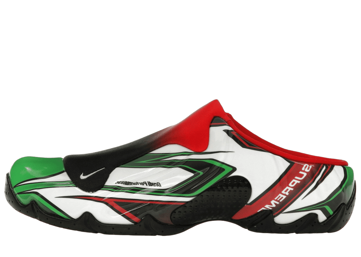 Nike Clogposite Supreme White Gym Red Green | FN0289-100