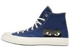 Converse Chuck Taylor All Star 70 Hi Comme des Garcons PLAY Blue Quartz