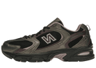 New Balance 530 Black Metallic Plum Brown