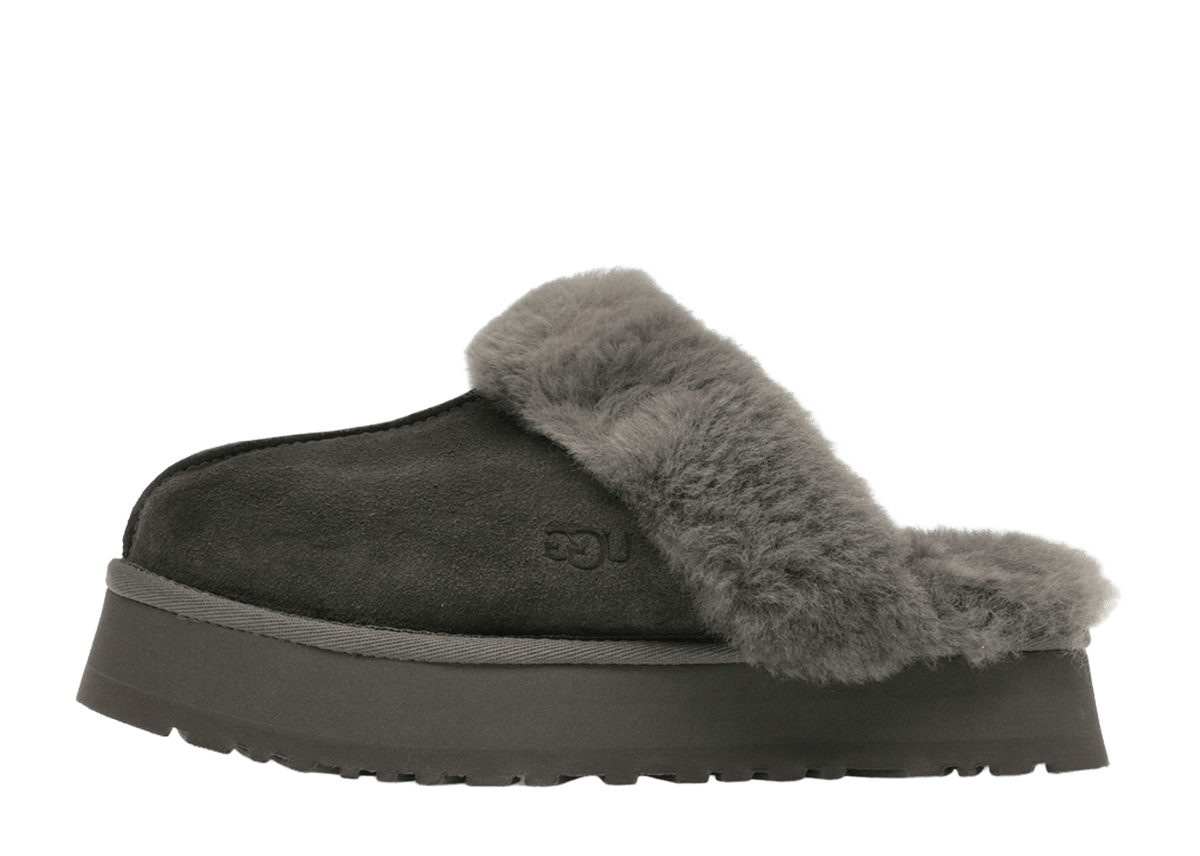 UGG Disquette Slipper Charcoal (Women's) | 1122550-CHRC