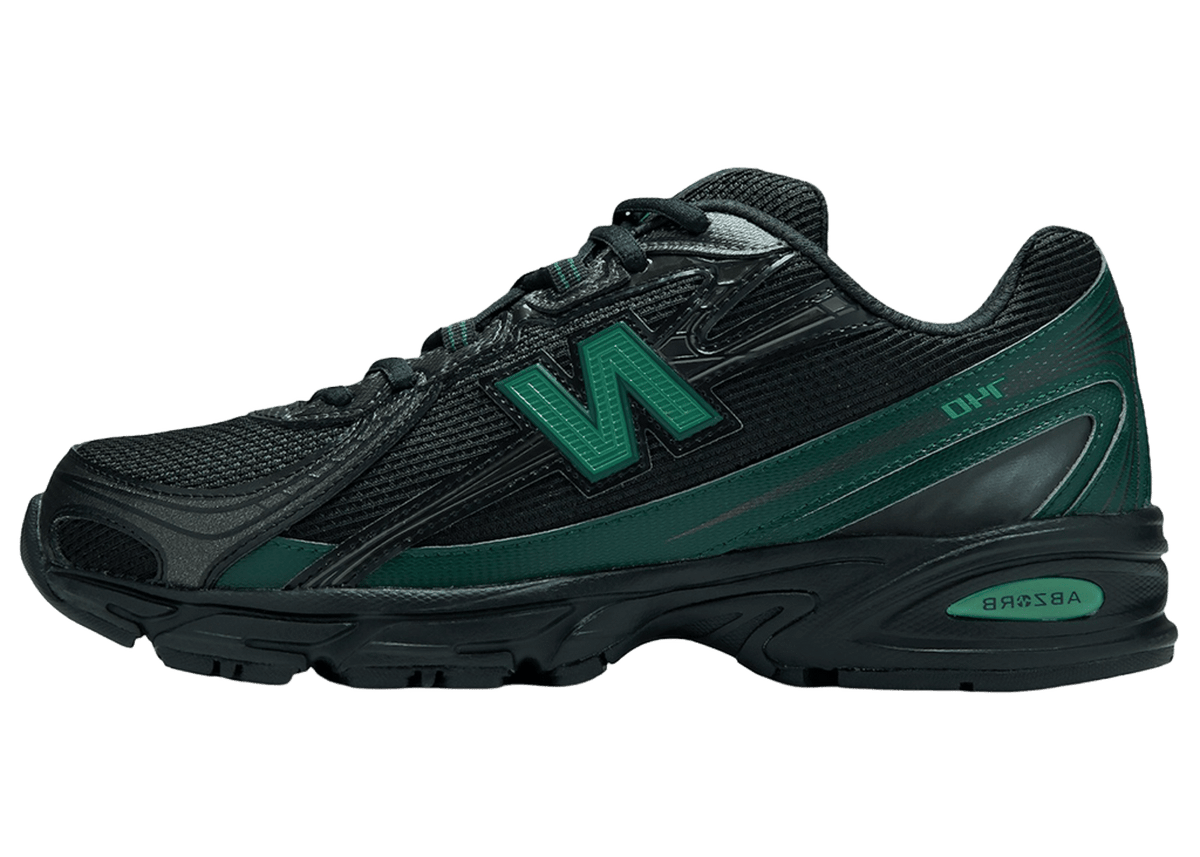 New Balance 740 Black Nordic Green