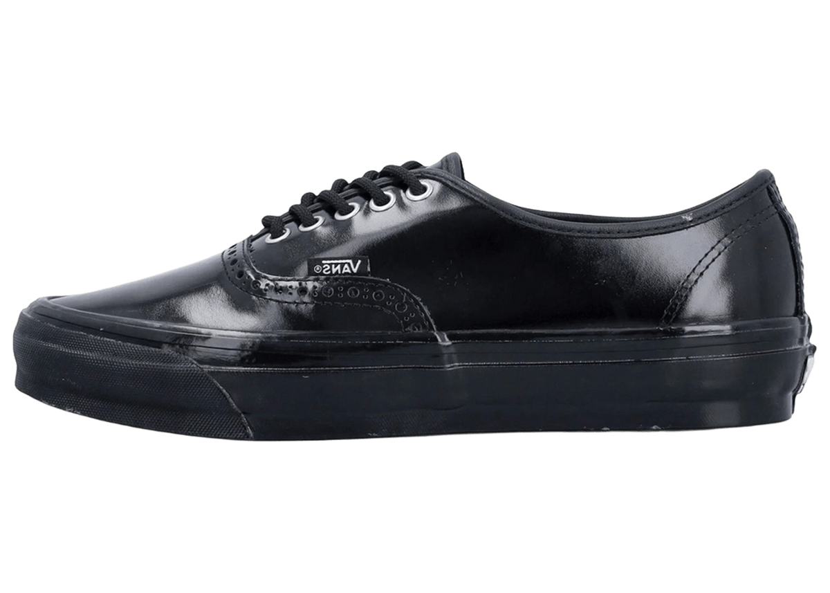 Vans OTW Authentic 44 Siped Vibram Gloss Leather Brogue Black | VN000V33BKA