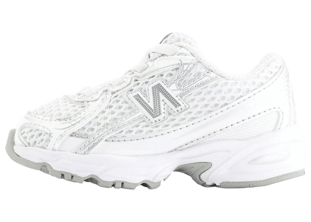 New Balance 740 Bungee Lace White Silver Metallic (TD)