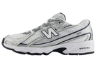 New Balance 740 Bungee Lace White Metallic Silver Navy (PS)