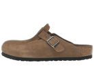 Birkenstock Boston Soft Footbed Suede Dark Tea Tonal