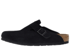 Birkenstock Boston Soft Footbed Suede Black
