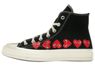 Converse Chuck Taylor All Star 70 Hi Comme des Garcons PLAY Multi-Heart Black