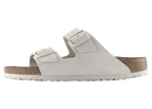 Birkenstock Arizona Soft Footbed Suede Antique White