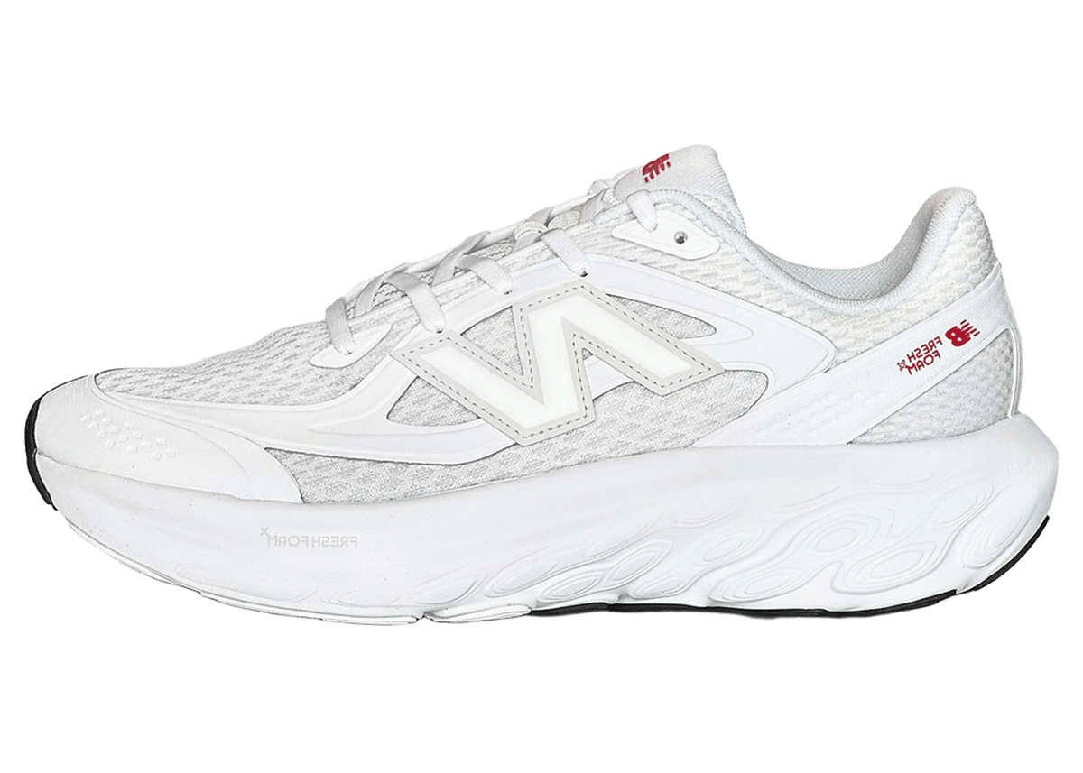 New Balance Fresh Foam Trainer White Sea Salt Red
