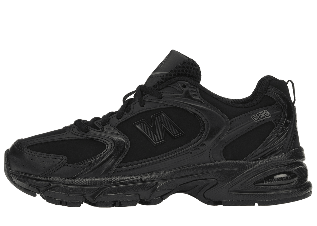 New Balance 530 Triple Black Leather