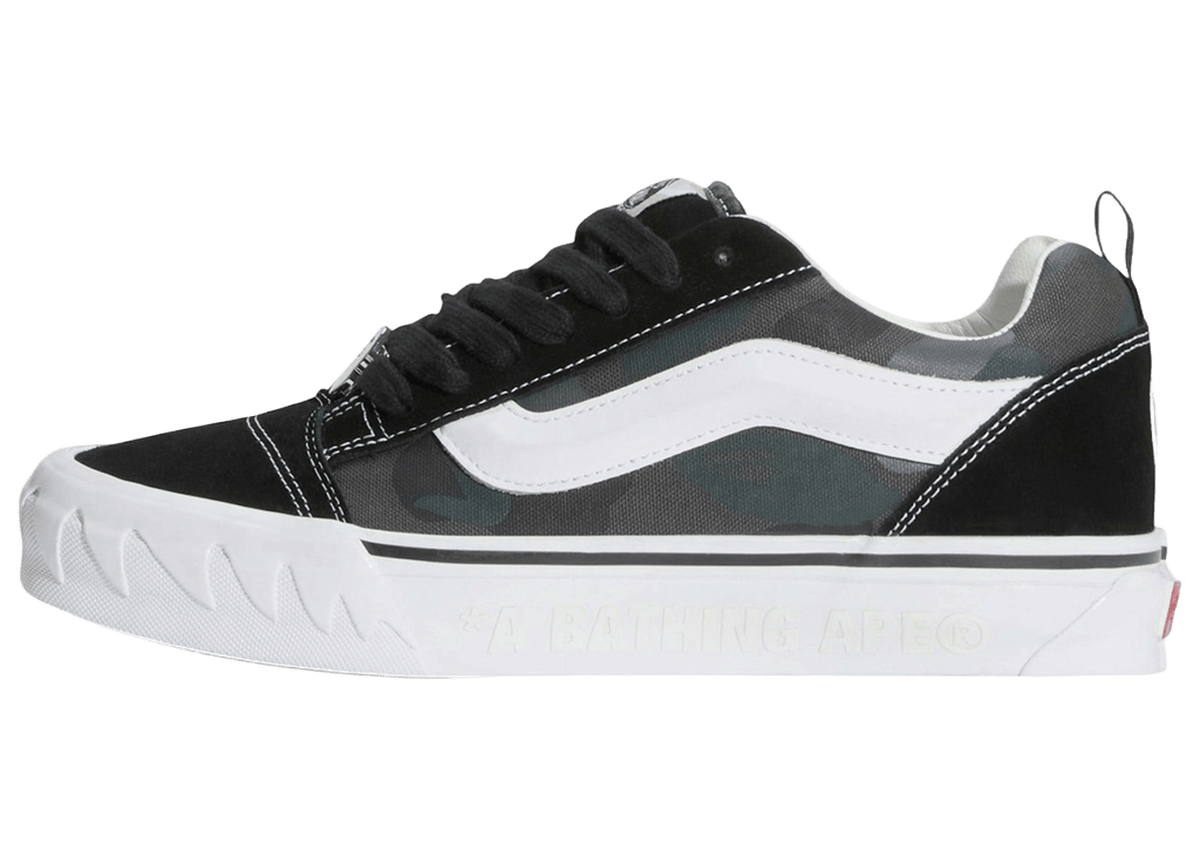 Vans Knu Skool Bape Camo Black