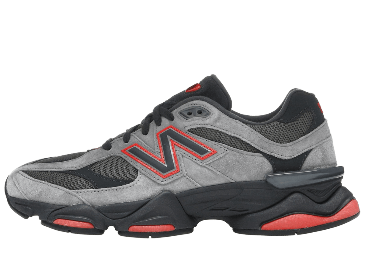 New Balance 9060 Grey Black Red JD Sports Exclusive