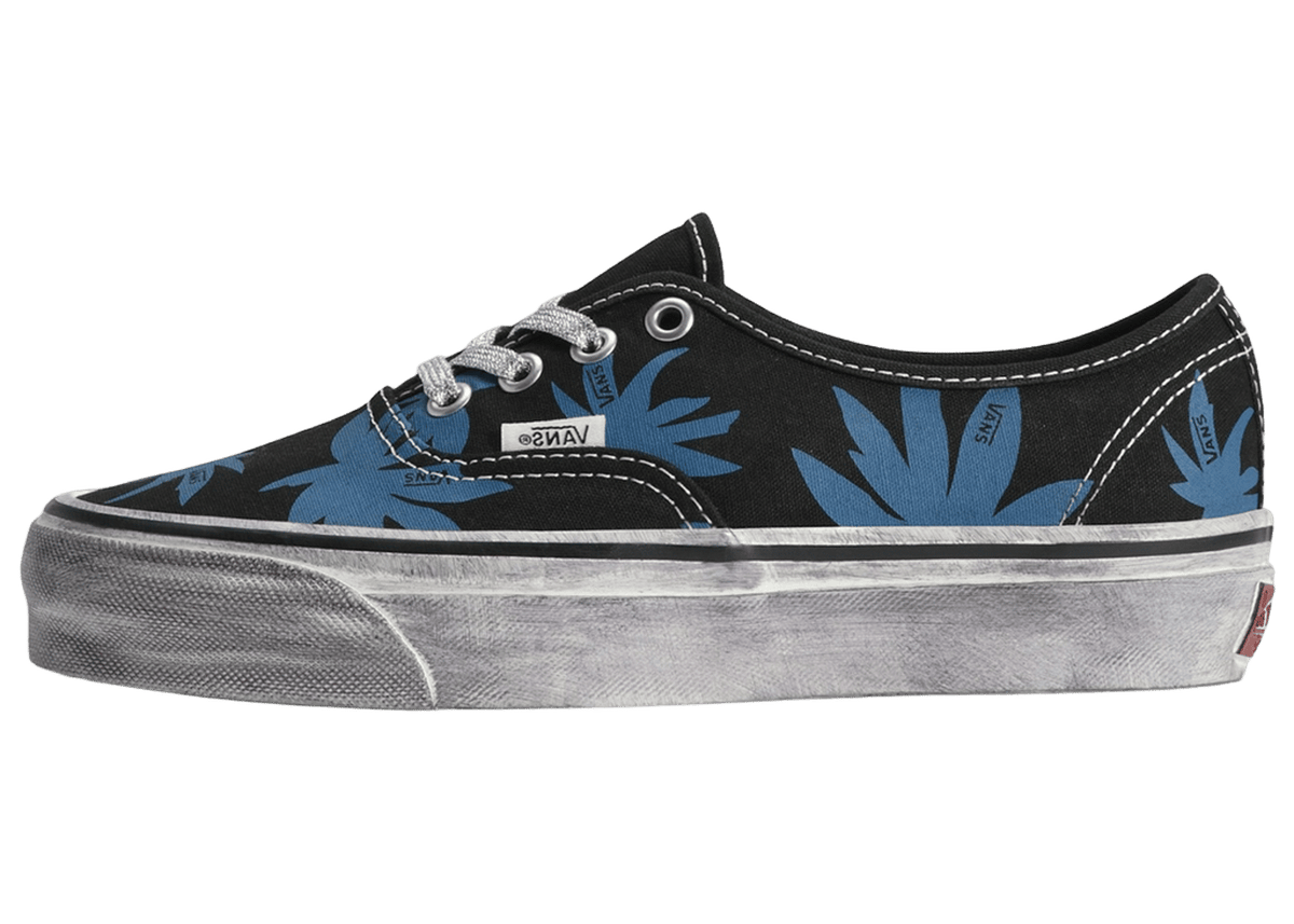 Vans Premium Authentic Archive Palms Black Blue | VN000DB8CJI