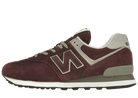 New Balance 574 Burgundy White