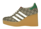 adidas x Gucci Gazelle Wedge Beige GG Monogram (Women's)