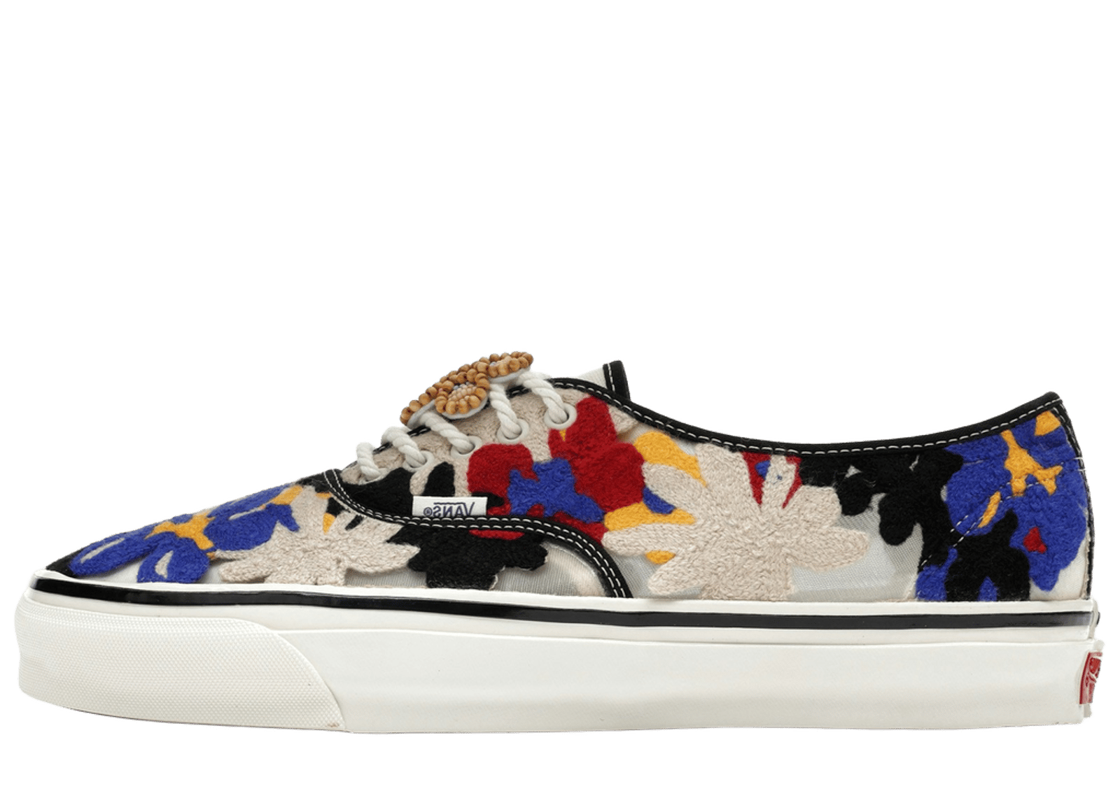 Vans Premium Authentic Needlework White Red Blue